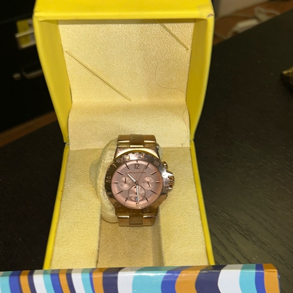 🔥Michael Kors Bradshaw Oversized Rose Gold Watch MK5314 Classic Stainless Steel - Picture 2 of 7